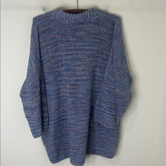 J. JILL Textured Knit V-Neck 3/4 Sleeve Sweater Size Large - Picture 4 of 15